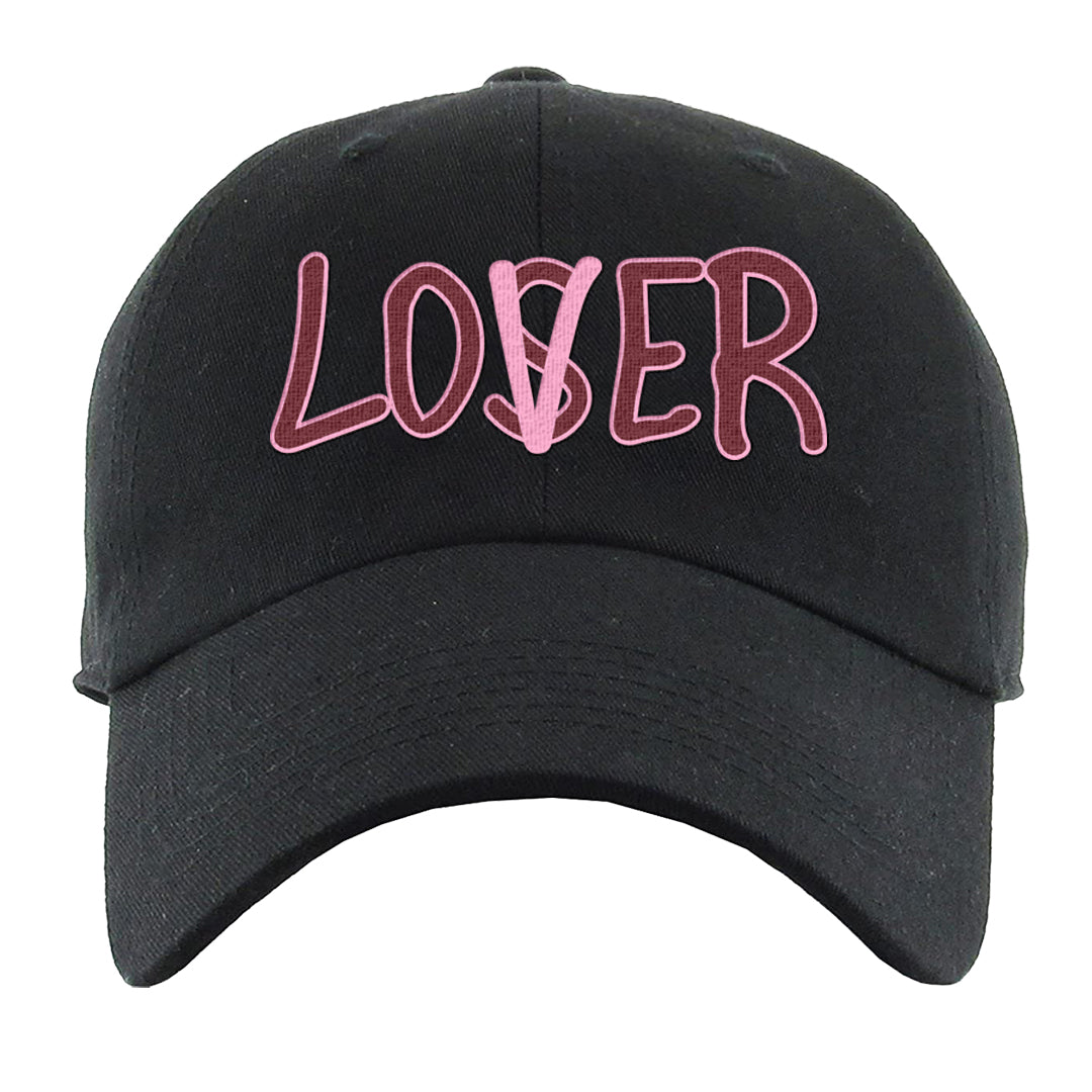 Valentine's Day 2023 Low AF 1s Dad Hat | Lover, Black