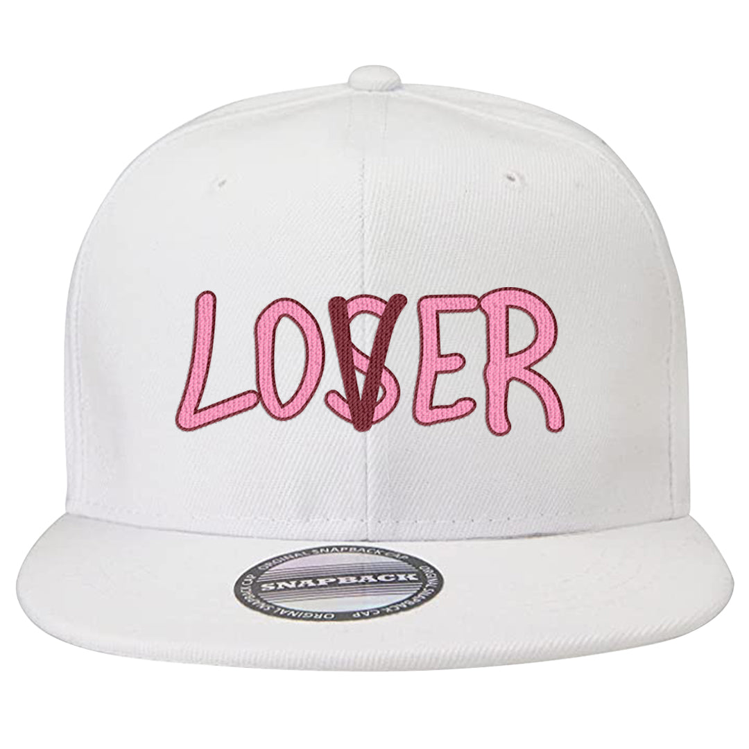 Valentine's Day 2023 Low AF 1s Snapback Hat | Lover, White