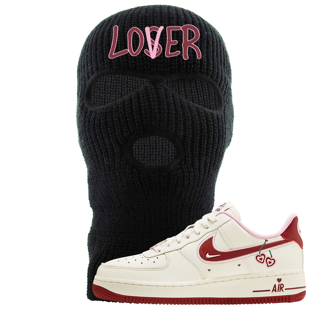 Valentine's Day 2023 Low AF 1s Ski Mask | Lover, Black