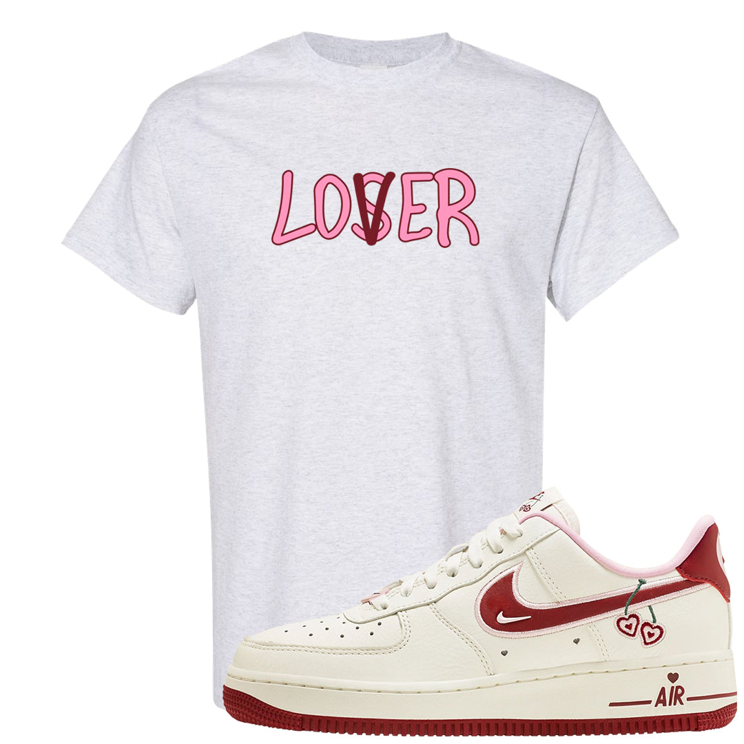 Valentine's Day 2023 Low AF 1s T Shirt | Lover, Ash