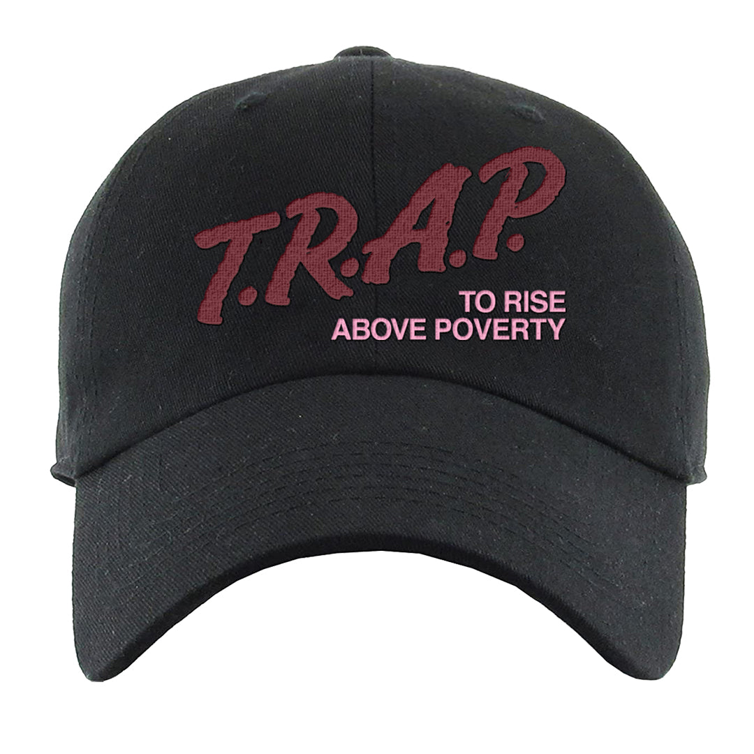 Valentine's Day 2023 Low AF 1s Dad Hat | Trap To Rise Above Poverty, Black
