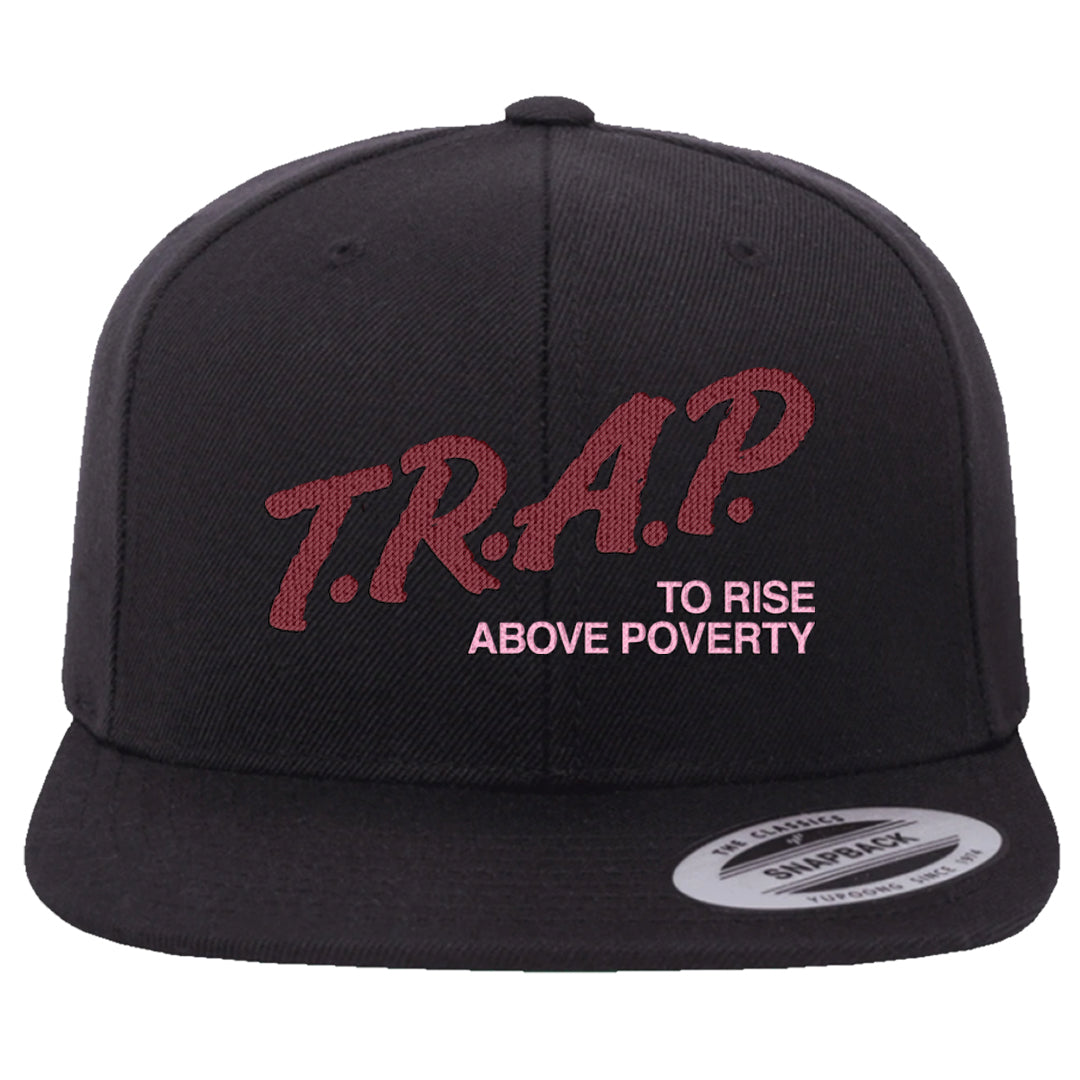Valentine's Day 2023 Low AF 1s Snapback Hat | Trap To Rise Above Poverty, Black