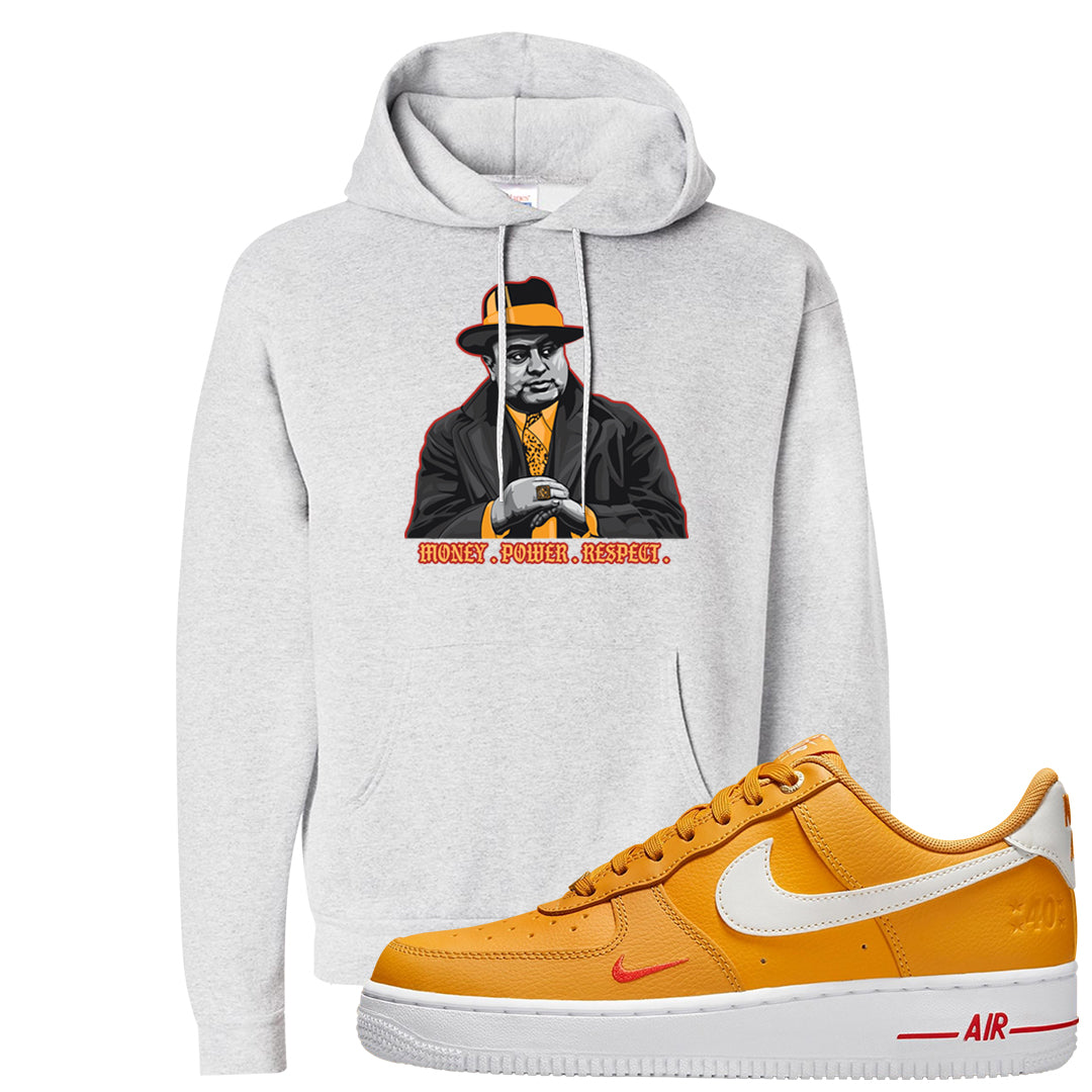 Yellow Ochre Low AF 1s Hoodie | Capone Illustration, Ash