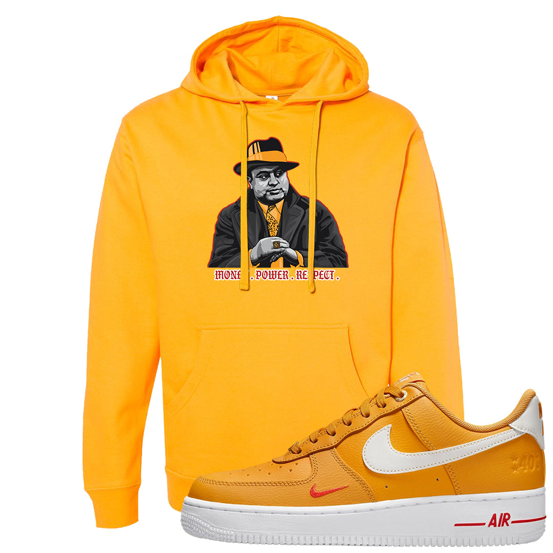 Yellow Ochre Low AF 1s Hoodie | Capone Illustration, Gold