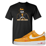 Yellow Ochre Low AF 1s T Shirt | Capone Illustration, Black