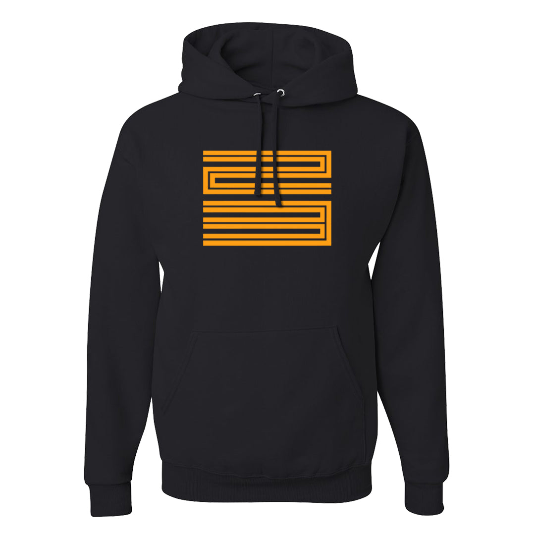 Yellow Ochre Low AF 1s Hoodie | Double Line 23, Black