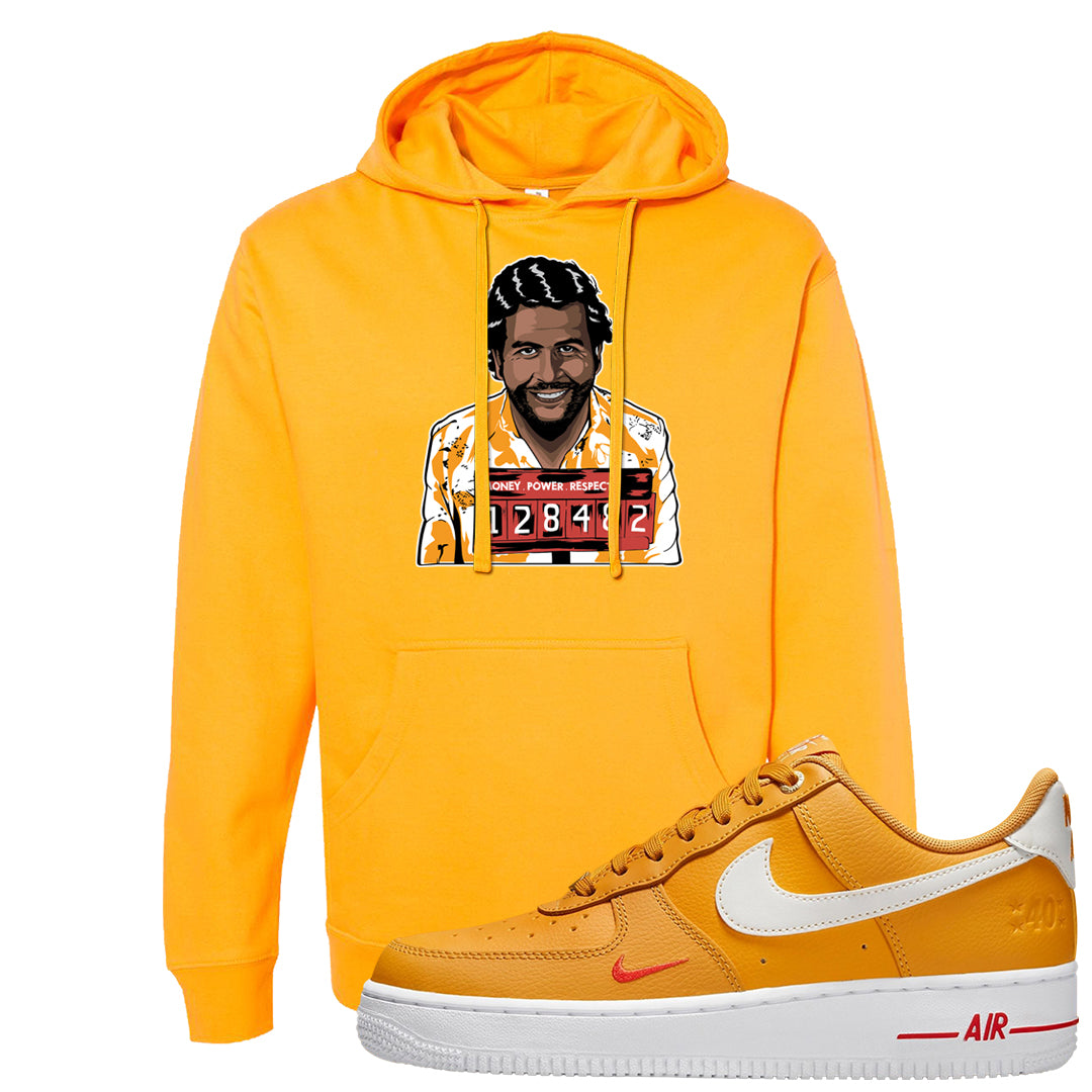 Yellow Ochre Low AF 1s Hoodie | Escobar Illustration, Gold