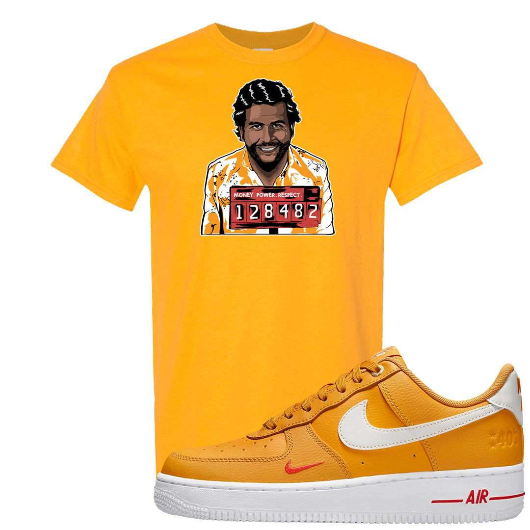 Yellow Ochre Low AF 1s T Shirt | Escobar Illustration, Gold