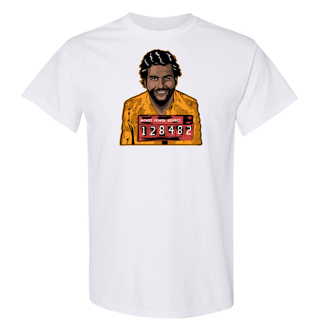 Yellow Ochre Low AF 1s T Shirt | Escobar Illustration, White