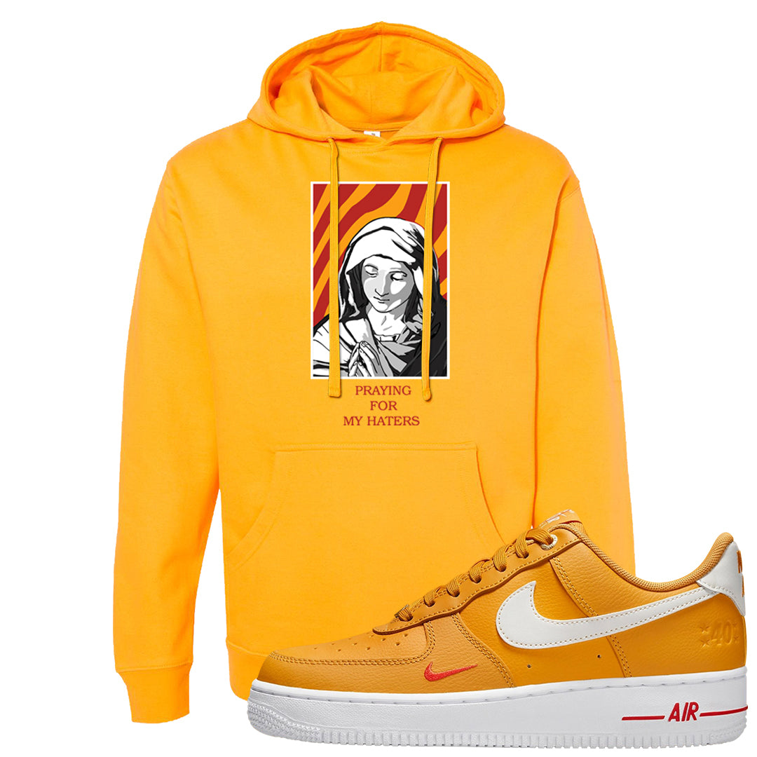 Yellow Ochre Low AF 1s Hoodie | God Told Me, Gold
