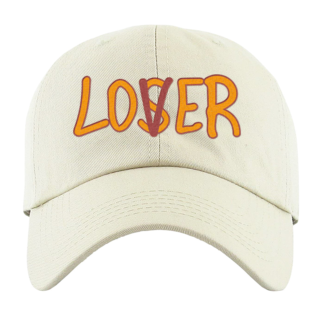 Yellow Ochre Low AF 1s Dad Hat | Lover, White