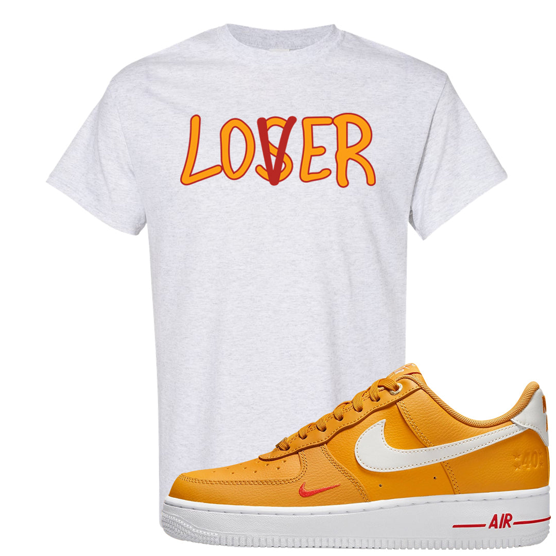 Yellow Ochre Low AF 1s T Shirt | Lover, Ash