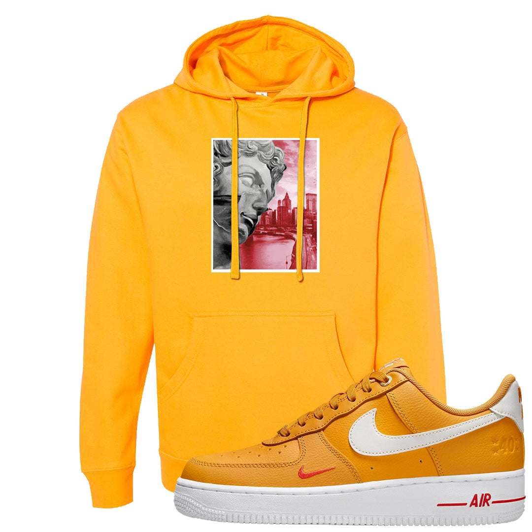 Yellow Ochre Low AF 1s Hoodie | Miguel, Gold