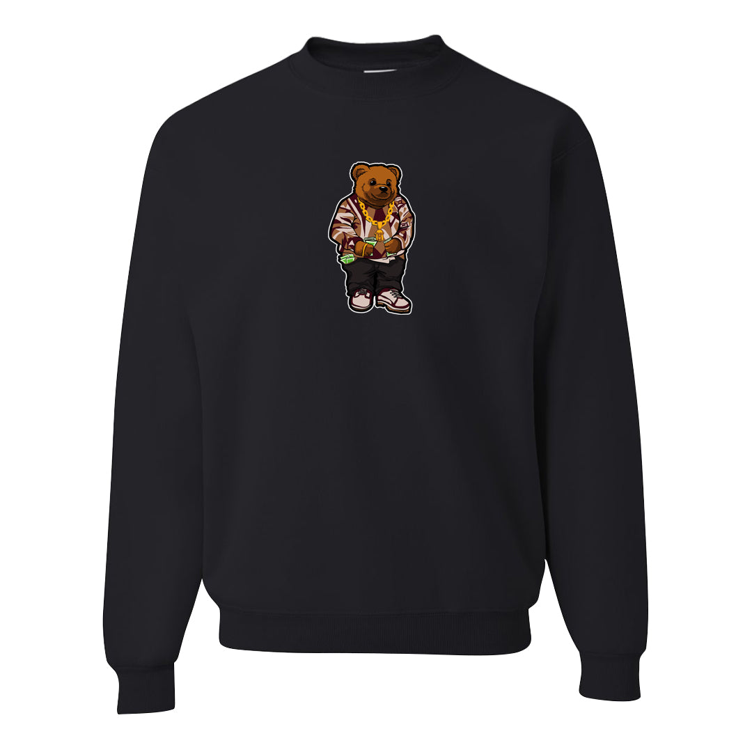 Team Red Gum AF 1s Crewneck Sweatshirt | Sweater Bear, Black