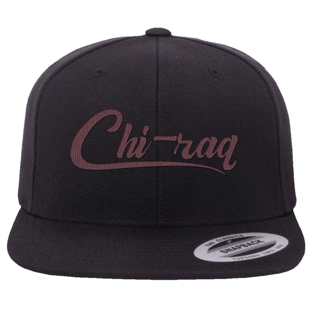 Team Red Gum AF 1s Snapback Hat | Chiraq, Black