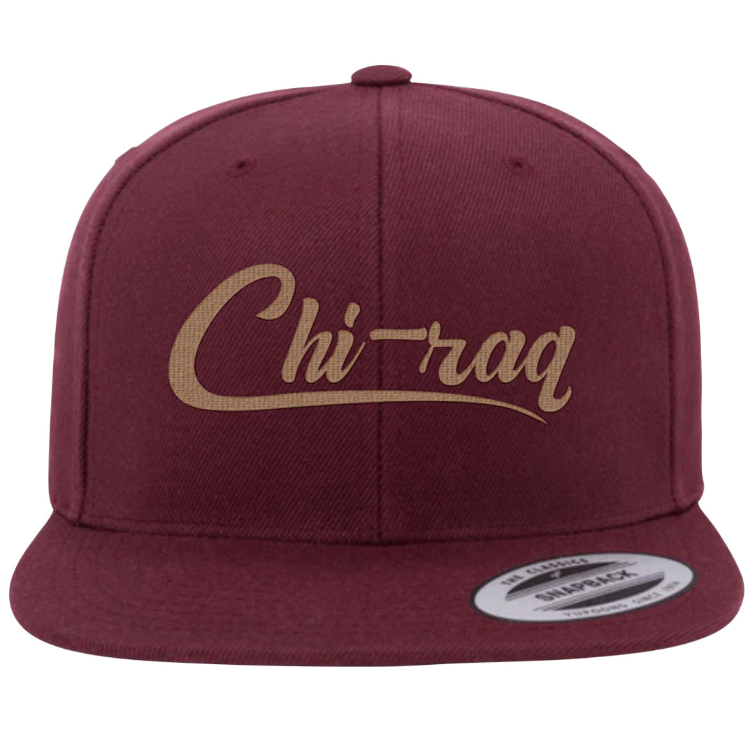 Team Red Gum AF 1s Snapback Hat | Chiraq, Maroon