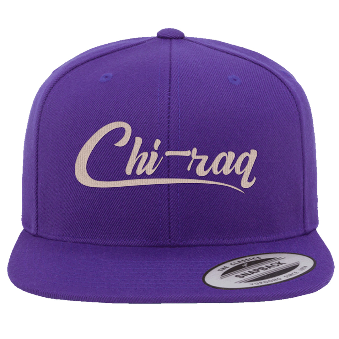 Team Red Gum AF 1s Snapback Hat | Chiraq, Purple