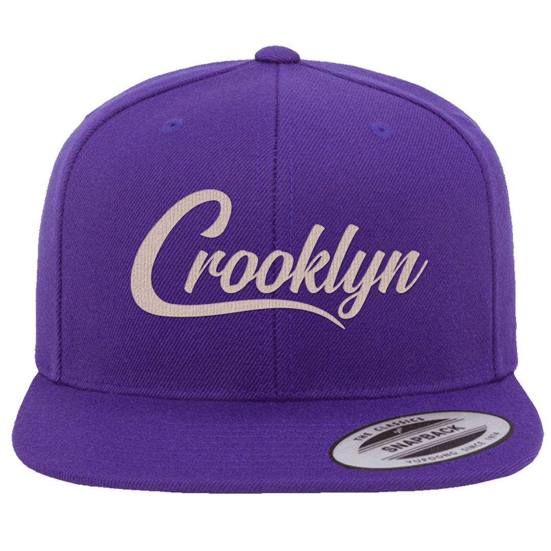 Team Red Gum AF 1s Snapback Hat | Crooklyn, Purple