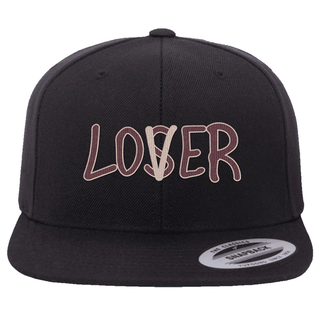 Team Red Gum AF 1s Snapback Hat | Lover, Black