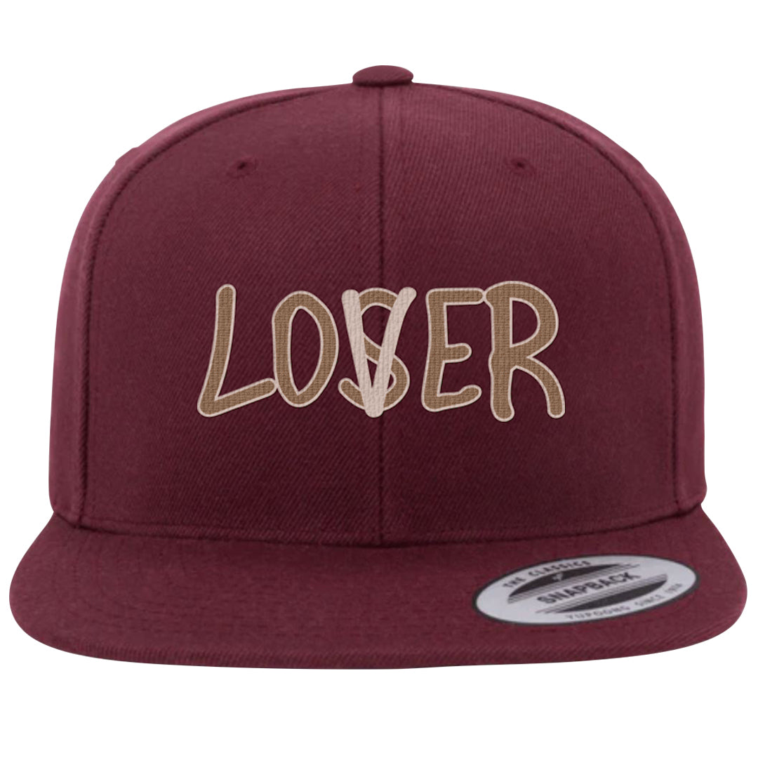 Team Red Gum AF 1s Snapback Hat | Lover, Maroon