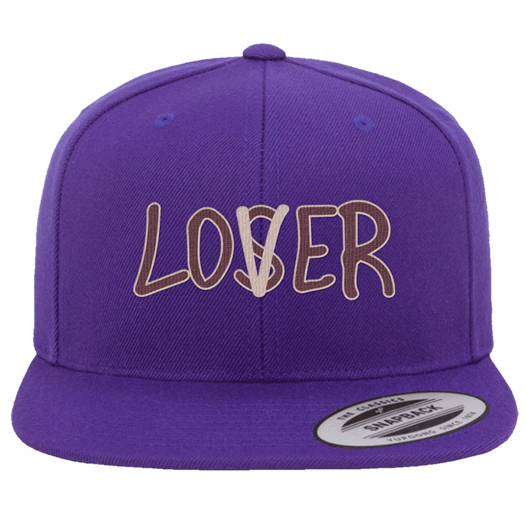 Team Red Gum AF 1s Snapback Hat | Lover, Purple