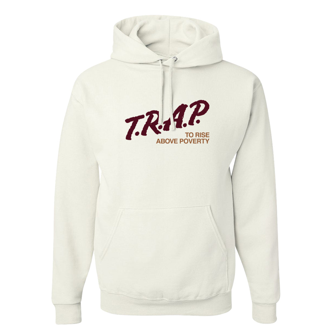 Team Red Gum AF 1s Hoodie | Trap To Rise Above Poverty, White