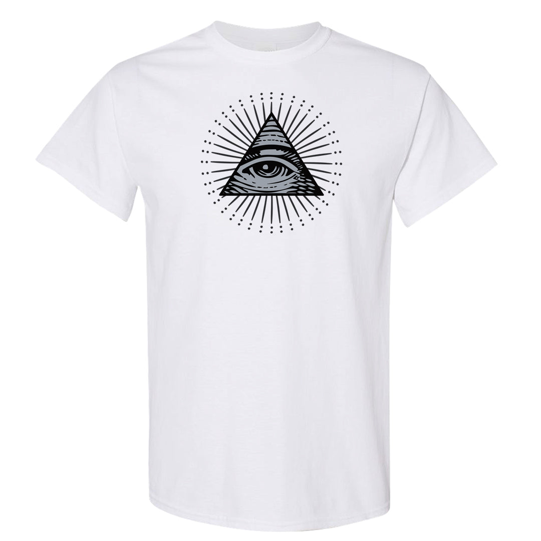 White Python AF 1s T Shirt | All Seeing Eye, White