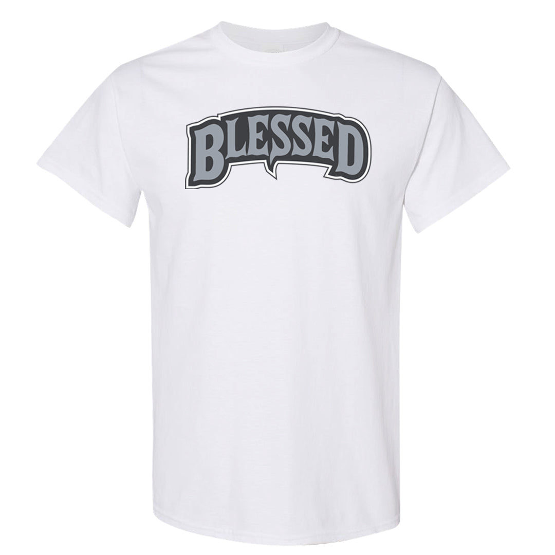 White Python AF 1s T Shirt | Blessed Arch, White