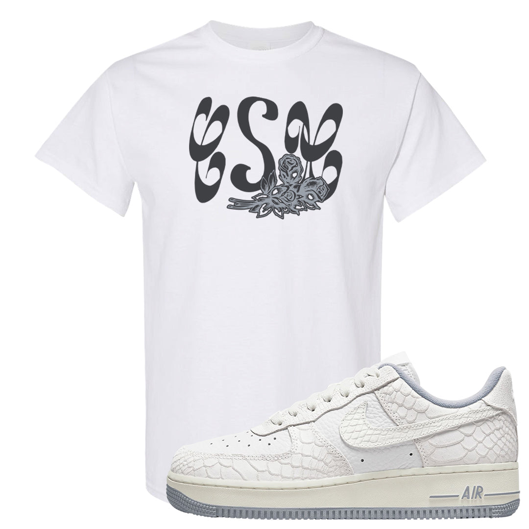 White Python AF 1s T Shirt | Certified Sneakerhead, White