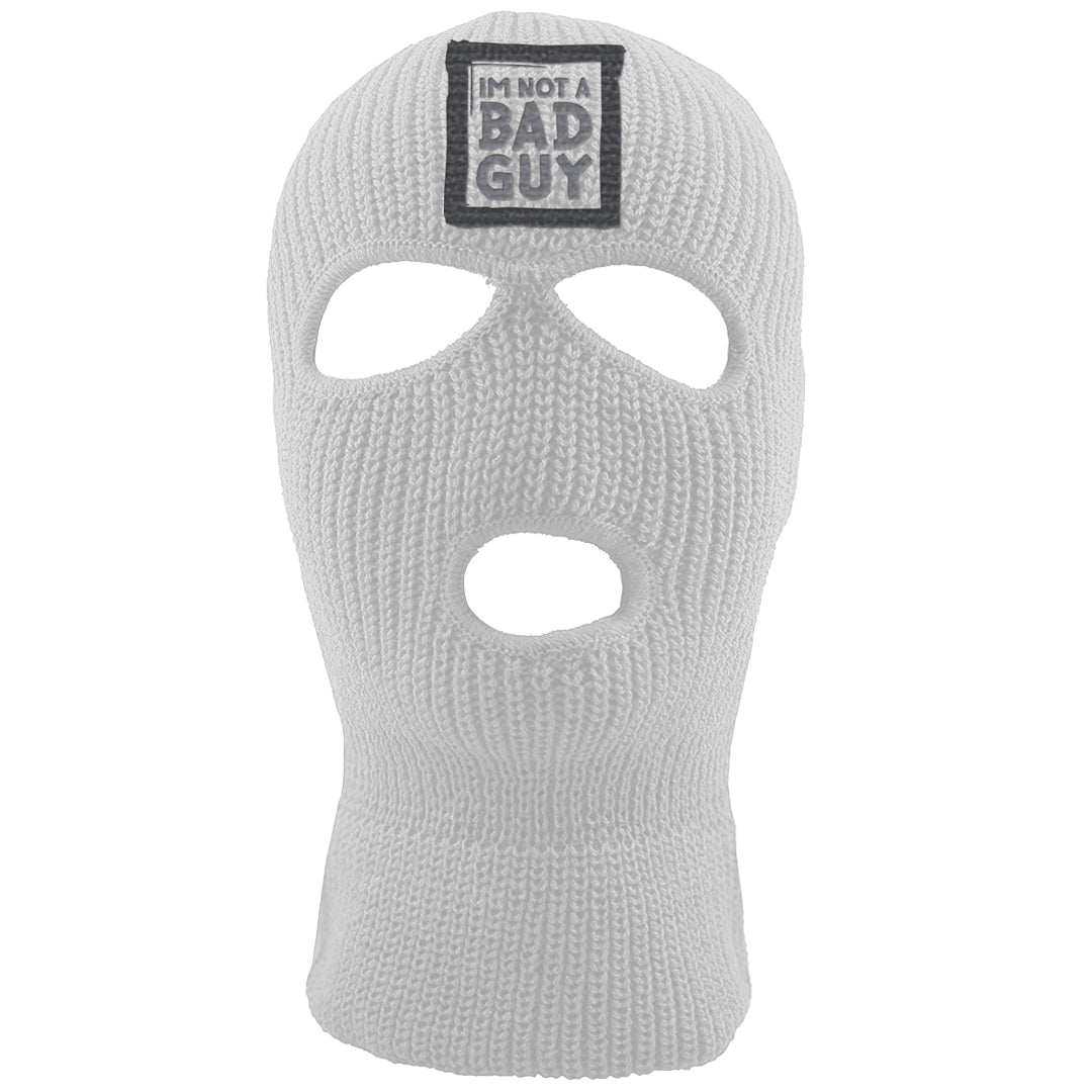 White Python AF 1s Ski Mask | I'm Not A Bad Guy, White