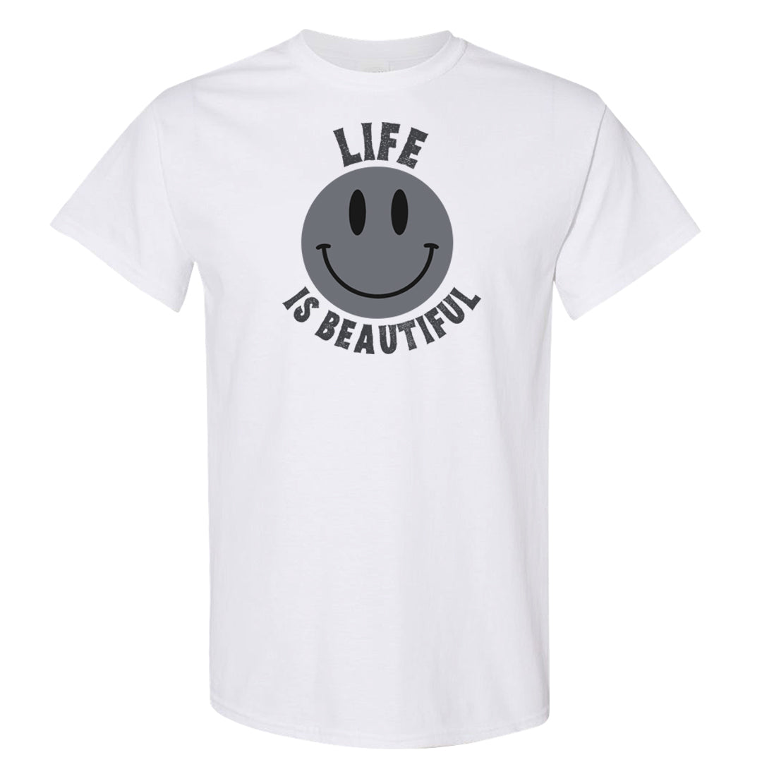 White Python AF 1s T Shirt | Smile Life Is Beautiful, White