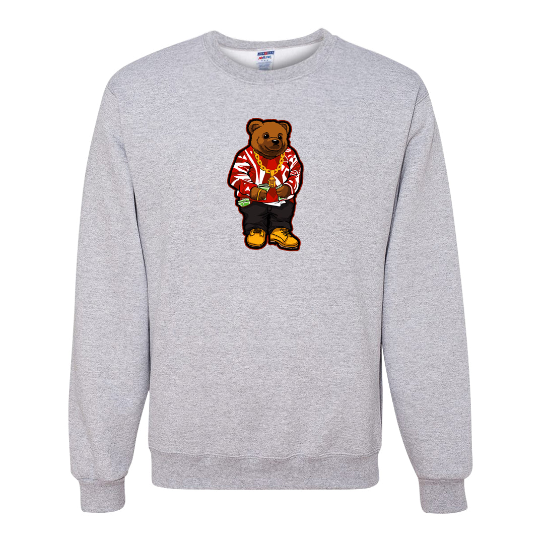 Cherry 11s Crewneck Sweatshirt | Sweater Bear, Ash