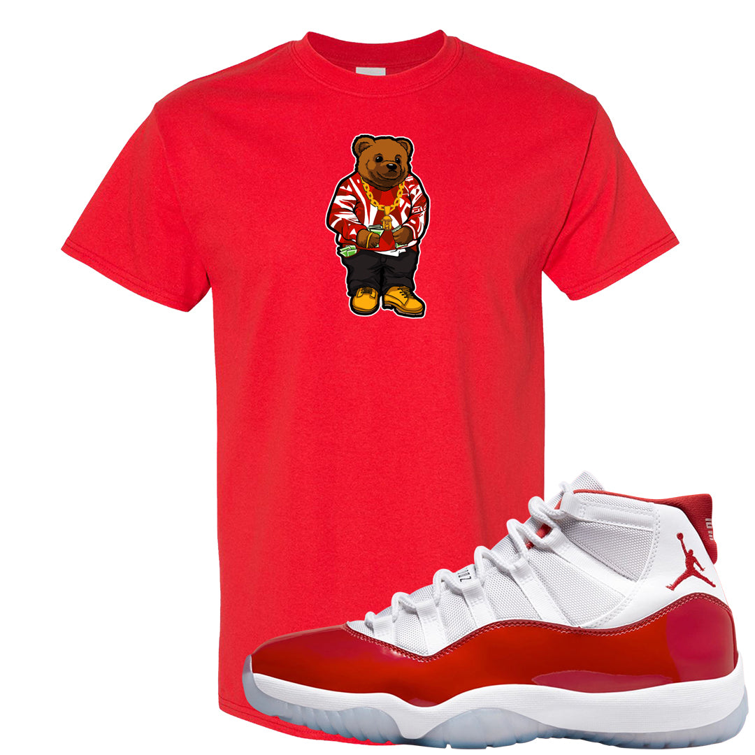 Cherry 11s T Shirt | Sweater Bear, Red