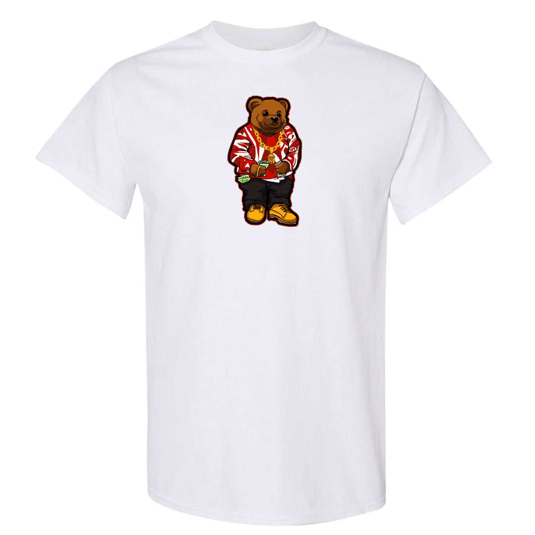 Cherry 11s T Shirt | Sweater Bear, White