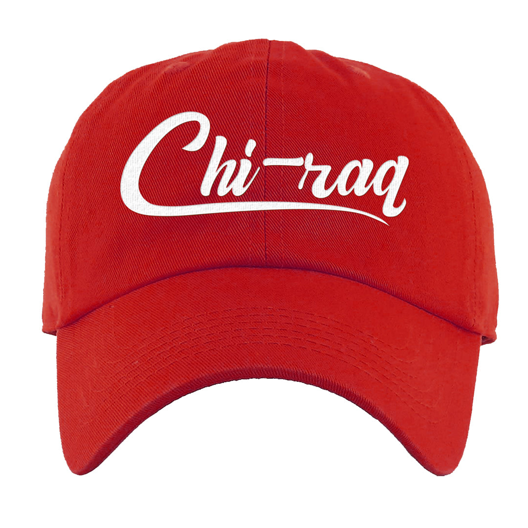 Cherry 11s Dad Hat | Chiraq, Red