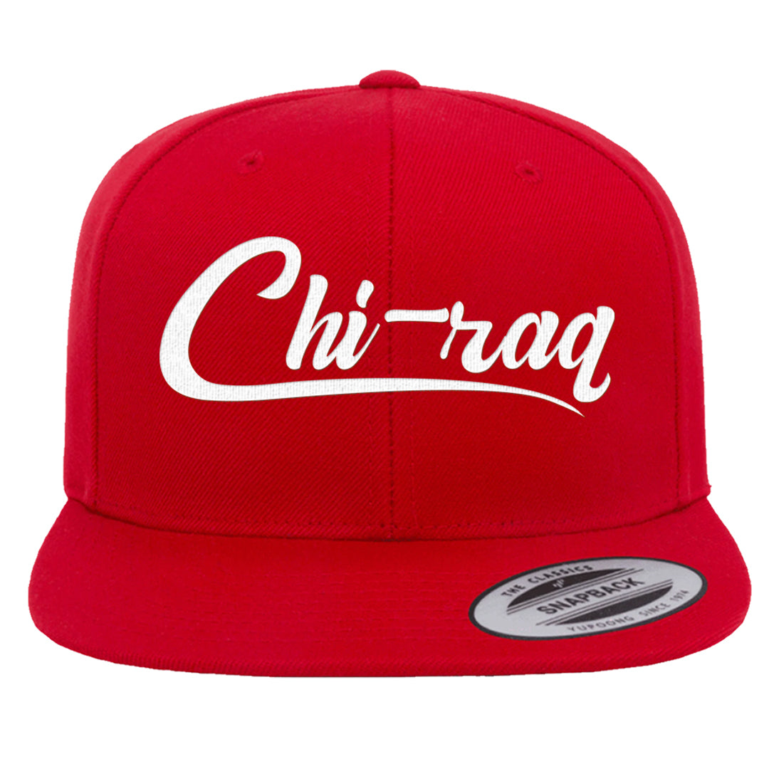 Cherry 11s Snapback Hat | Chiraq, Red