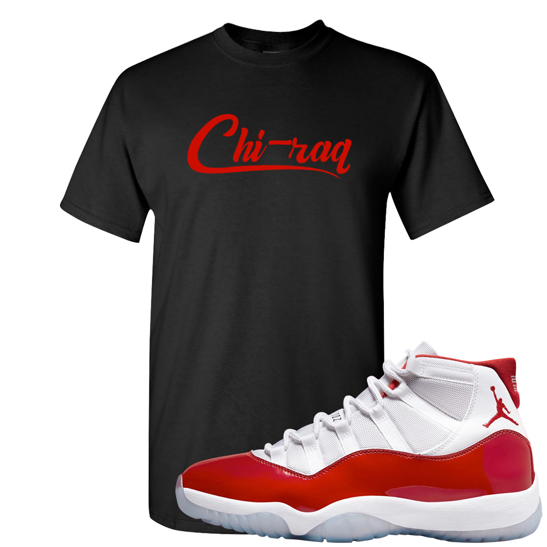 Cherry 11s T Shirt | Chiraq, Black