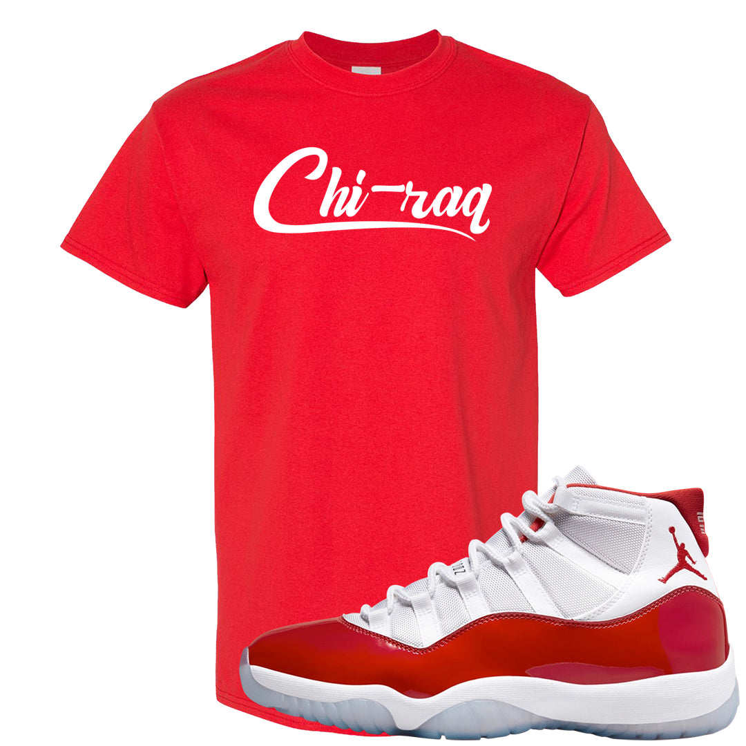 Cherry 11s T Shirt | Chiraq, Red