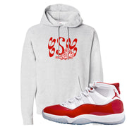 Cherry 11s Hoodie | Certified Sneakerhead, Ash