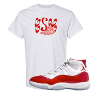 Cherry 11s T Shirt | Certified Sneakerhead, Ash