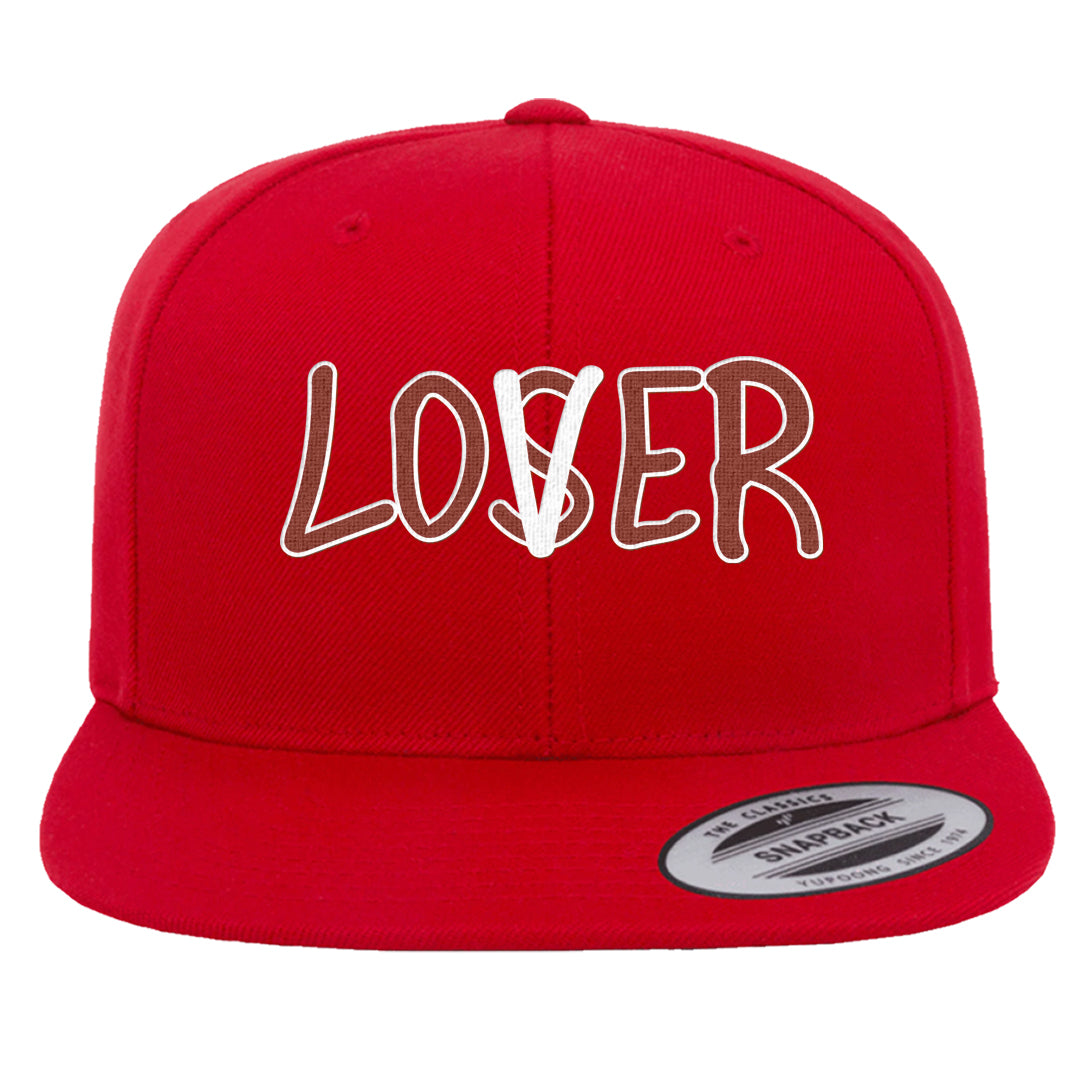 Cherry 11s Snapback Hat | Lover, Red
