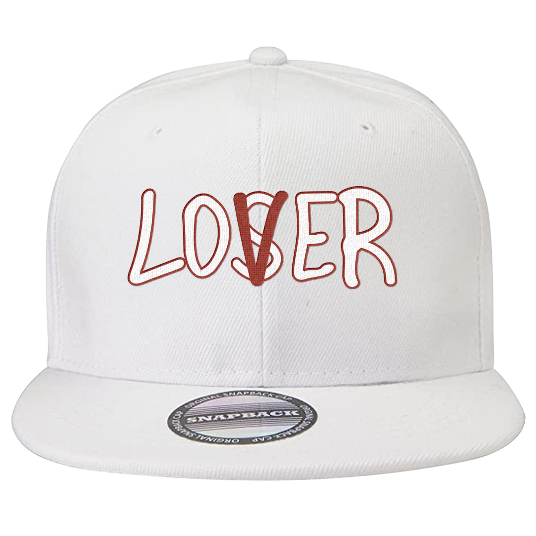 Cherry 11s Snapback Hat | Lover, White