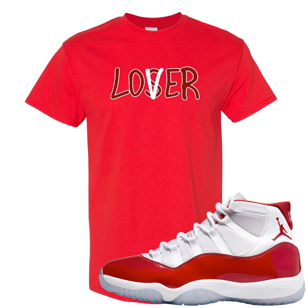 Cherry 11s T Shirt | Lover, Red