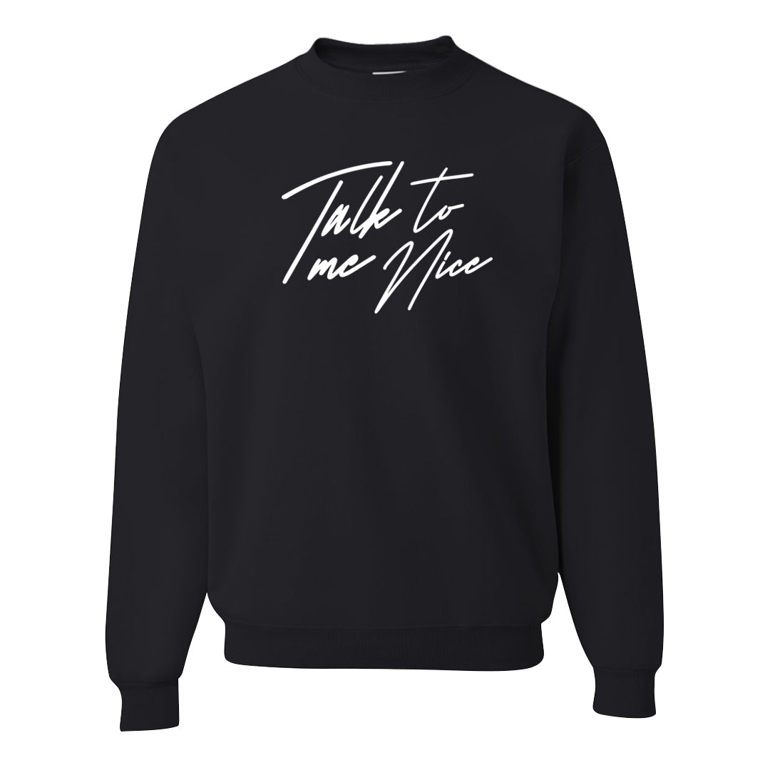 Cherry 11s Crewneck Sweatshirt | Talk To Me Nice, Black