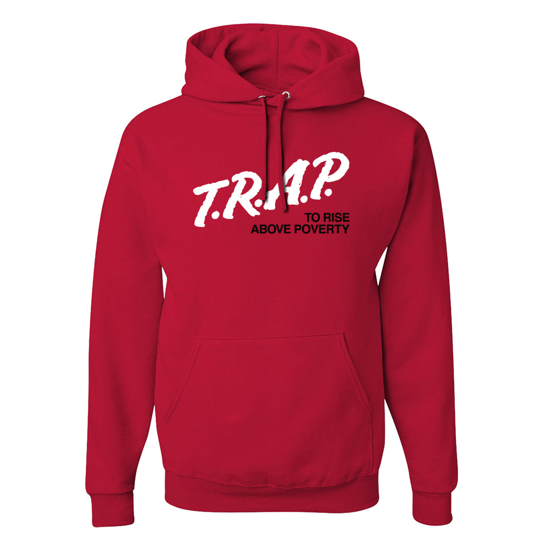 Cherry 11s Hoodie | Trap To Rise Above Poverty, Red