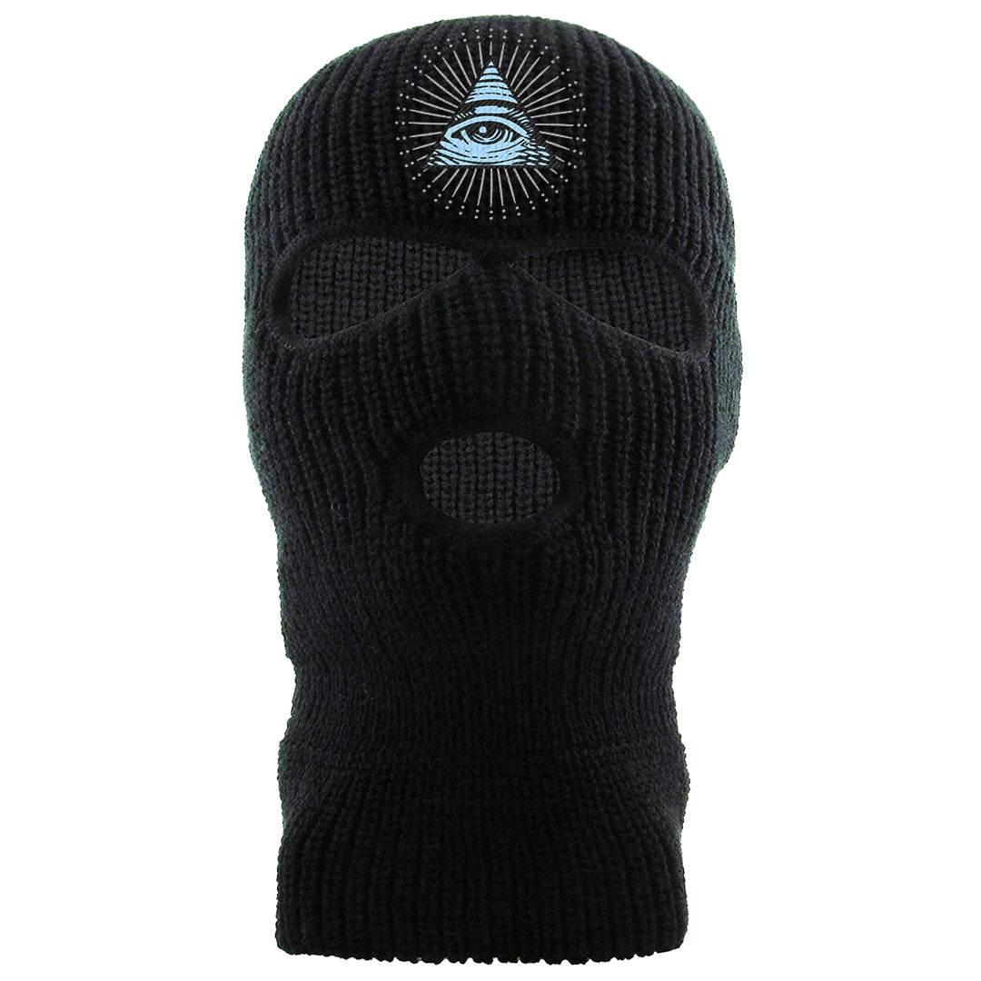 Cement Grey Low 11s Ski Mask | All Seeing Eye, Black