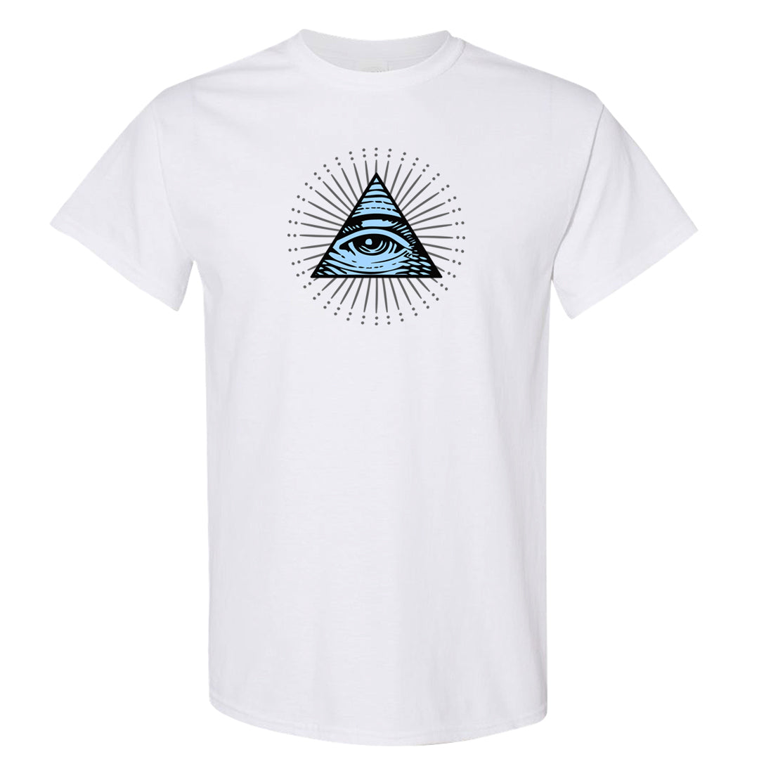 Cement Grey Low 11s T Shirt | All Seeing Eye, White