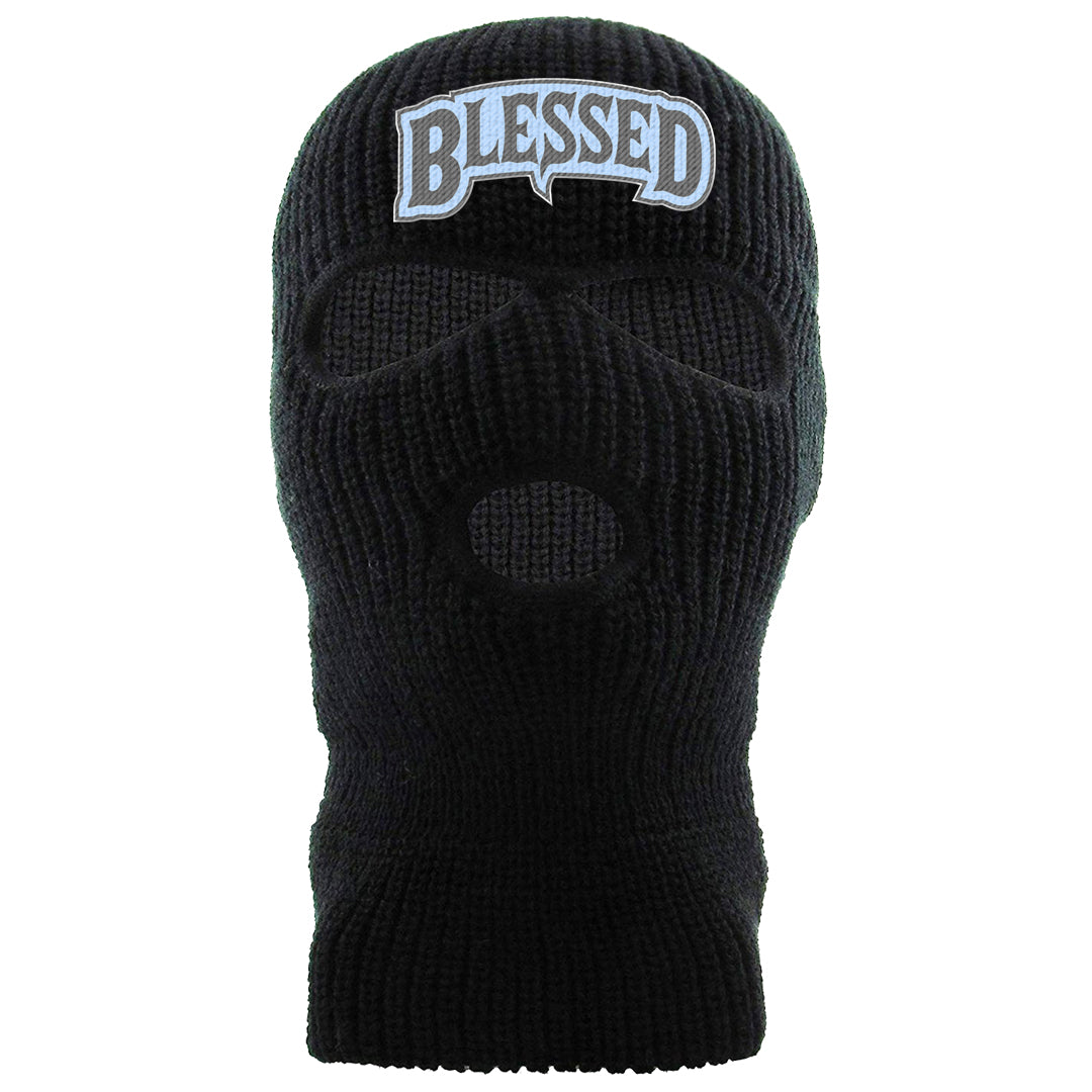Cement Grey Low 11s Ski Mask | Blessed Arch, Black