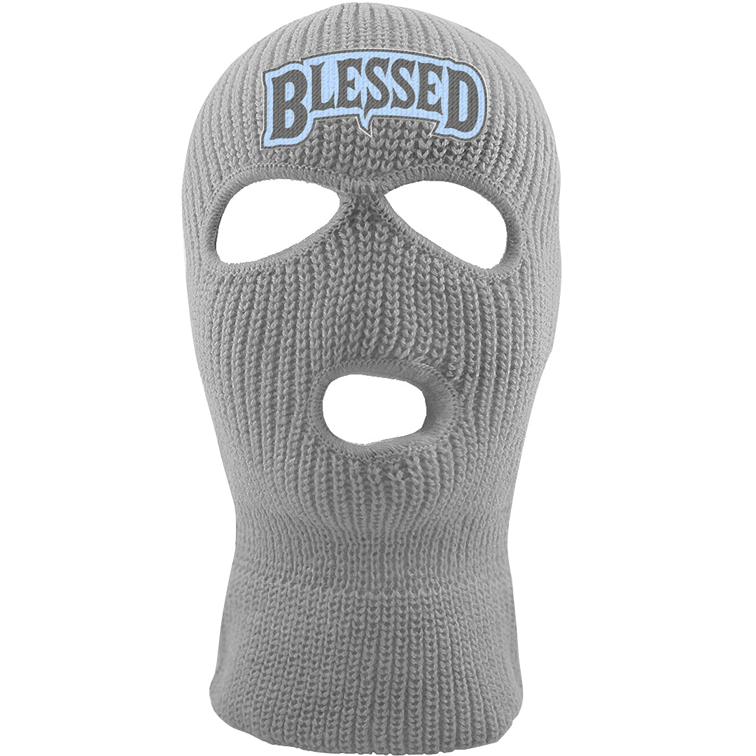 Cement Grey Low 11s Ski Mask | Blessed Arch, Light Gray