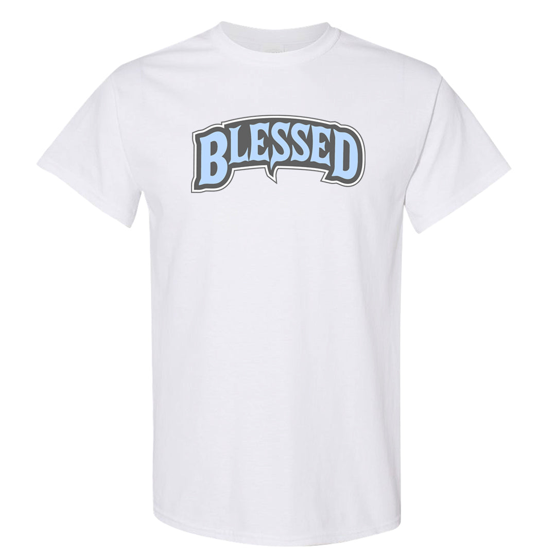 Cement Grey Low 11s T Shirt | Blessed Arch, White